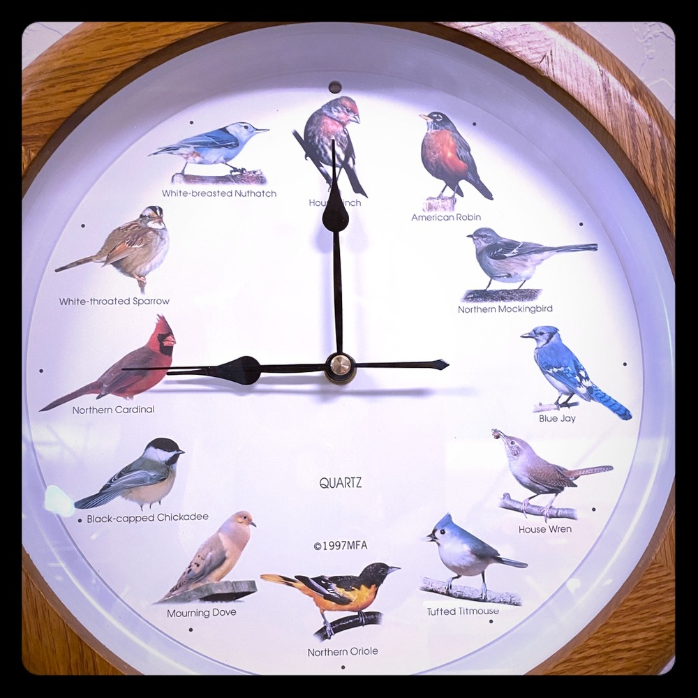 Clock oak frame